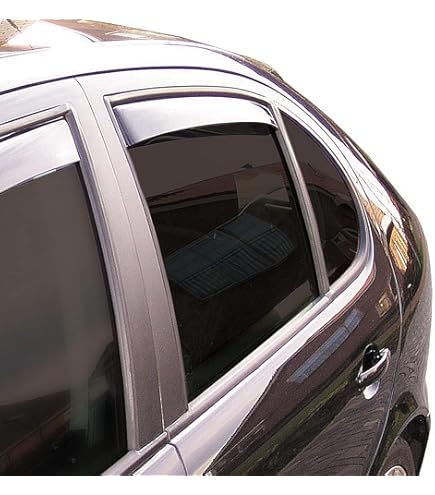 31176 HEKO Wind Deflectors Arrow Direction, Front, Rear, Vehicle Door - View #6