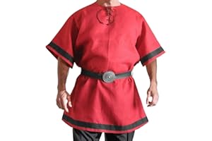 Gefomuofe Gilet médiéval pour homme - Lilas - Costume médiéval - Tunique d'Halloween - Chemise à lacets - Pirates - Sans manches - Manteau - Costume victorien - Lilas - Cosplay