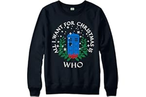 SH ENTERPRISES Doctor Who Christmas Jumper, Marvel Xmas Festive Adult & Kids Jumper Top