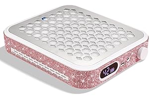 CHRISTINE SHELLY Nail Dust Collector, Rechargeable Dust Vacuum Vent with Reusable Filter Extractor Fan Powerful Suction Wireless Manicure Machine for Professional Nails Drilling Polishing