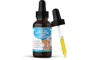 BUDDY'S Best 50ml Spot On Flohmittel Hund Bei Befall - Floh Zeckenschutz Hund - Flöhe Hund - Zeckenmittel Für Hunde - Spot on Hund Anti Floh Hund