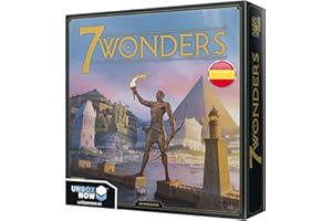 UNBOX NOW Asmodee 7 Wonders, Juego de Civilizaciones Ganador de Varios Premios, Juego de Mesa a Partir de 10 Años, de 3 a 7 Jugadores, 30 Minutos por Partida, Español