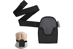 UOCAI Stoma Gürtel Wasserdicht,Komfortable Stomabeutel Abdeckung mit U-Design und verstellbarem Band Hygienisches Stoma Zubehör für Colostomy Ileostomy & Urostomy Stabiler Stoma Bandage Gürtel