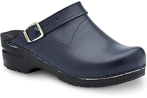 Toffeln FlexiKlog Clogs with Adjustable Heel Strap | Slip Resistant Grip, Correct Posture, Supportive, Comfortable | Shock Absorbing Anti-Static Materials, Perfect for Nurses and Doctors