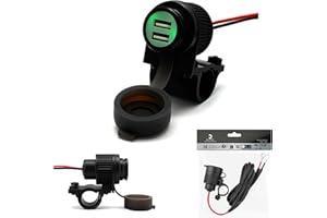 CLIFF TOP Cliff-Top 4 ampères Moto commutateur magnétique USB Chargeur - Prévient Le Drain de la Batterie