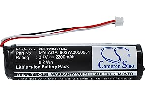AboutBatteries Batterie Type Tom-Tom Malaga, 3.7V, 2200mAh, Li-ION