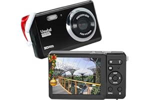 VMOTAL Digital Camera/ 8x Digital Zoom/ 20 MP/ 1080P FHD/ 2.8” TFT LCD Screen GDC80X2 Simple Camera for Kids/Children/Teenagers/Beginners/The Elderly (Black)