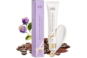 ANAI RUI ANAiRUi Crème pour les yeux Bakuchiol Repair 15ml, crème anti-rides pour les yeux à usage quotidien, pour éclaircir le contour des yeux et soulager les poches, les rides, les pattes d'oie et les cerne