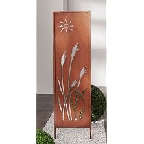 Tour Romance Pour Plantes Grimpantes - Tuteur Métal Aspect Vieilli 115 Cm - Idéal Lierre, Roses, Clématites