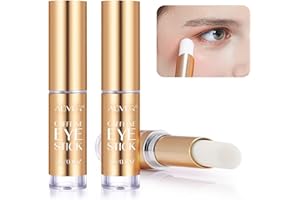 UOCASI Barra de ojos con cafeína,2 barras de crema para ojos brillantes para círculos oscuros y ojos hinchados y arrugas,bálsamo tensor,antienvejecimiento,levanta la línea de los ojos,bálsamo hidratante para