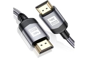 MAXGROUP 4K HDMI Kabel 2meter [4K@60Hz,HDMI 2.0,18Gbps] Ultra HD HDMI Kabel Highspeed, Support 4K 3D HDR UHD 2160p 1080p Kompatibel mit PS4/3, TV, Blu-Ray, Xbox, Projector, Soundbar, PC