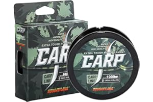 ‎SOUGAYILANG Sougayilang Karpfenangelleine 1000m Niedrig sichtbares geflecktendes Design Außerordentlich Starke und widerstandsfähige Monofileine 14-24 lbs (0,30 mm/0,33 mm/0,35 mm/0,40 mm) für Karpfenangeln