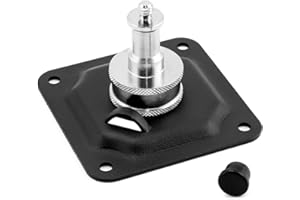 QWORK® Uchwyt ścienny i sufitowy, mocowanie z uniwersalnym gwintem 1/4 cala do aparatu, monitora, oświetlenia studyjnego