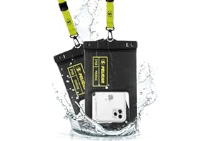 Pelican Marine - IP68 Waterproof Mobile Phone Case/Case (Size XL) Floating Waterproof Mobile Phone Case for iPhone 14 Pro Max/ 13 Pro Max/ 12 Pro Max/ S23 - Underwater Mobile Phone Case Pack of 2 -