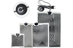 ewenys Tappetino riscaldante per terrario con regolatore di temperatura a 10 livelli, tappetino riscaldante rettile per tartaruga, serpenti, lucertola, geco, ragno, bruco, acquario, tartaruga