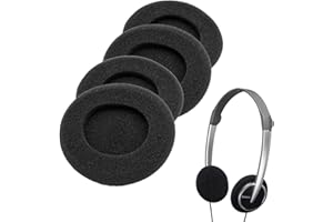 YALIYU 4 PCS Headphone Covers, Headphone Pads Foam Replacement Headphone Pads Compatible with Plantronics Supraplus Encore, H101, H101N, H91, H61N, H51N, H51 and Most Standard Size Office Headsets Pads