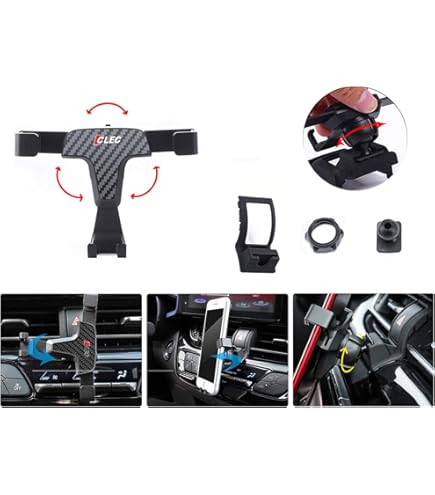 Autotelefoonhouder, voor Toyota C-HR CHR Hybrid 2016-2022 2023 autotelefoonhouder Mount Verstelbare auto mobiele telefoonhouder Rotatie Vent Dashboardstandaard,C