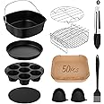 11-Teiliges Mit COSORI Turboblaze Zubehör 6L Airfryer XXL 5,5L 6,4L,BPA-frei COSORI Turbo Tower Pro Smart 10,8L Double Stack 