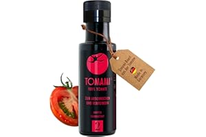 ‎TOMAMI Tomami No.2 Umami Würzsauce 90ml - 100% Tomate - Vegan, Glutenfrei, Laktosefrei, Sojafrei - Fruchtig-Aromatischer Geschmack - Ideal zu Mediterraner Küche