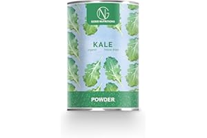 GOOD NUTRITIONS Poudre de chou frisé-Chou frisé biologique lyophilisé | bio | chou frisé lyophilisé | végétalien | Pure | Bonnes Nutritions | 60g