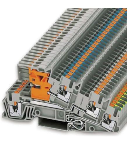 Phoenix Contact twee-etage rijgklem met push-in aansluiting 1,5 mm² - grijs (PTTB 1,5/S