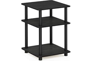 Furinno Étagères sans Outils, Bois, Noir, Taille Unique, dense, One Size