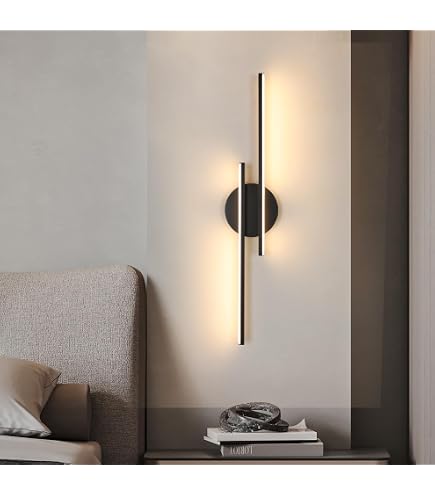 Applique Murale LED Osairous - 16W Design Courbe Acrylique - Blanc Chaud 3000K - Salon, Chambre, Hall