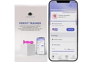 Perifit - Pelvic Floor Trainer with App | Kegel Exerciser | Strengthen Your Pelvic Floor, get Better Bladder Control Faster Postnatal Recovery