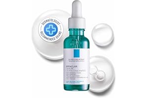 LA ROCHE-POSAY La Roche Posay Effaclar, ultra skoncentrowane serum do peelingu skóry, do skóry z trądzikiem, działanie przeciwzmarszczkowe, skóra wygładzona, z kwasem glikolowym, kwasem salicylowym i LHA, 30 ml