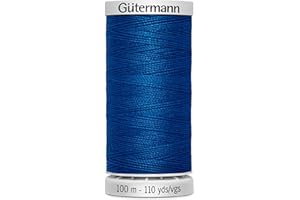 DIE STOFFTANTE Gutermann M782 - Hilo de coser de poliéster extrafuerte, 100 m, para todas las costuras más exigidas, color azul