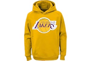 Outerstuff NBA Golden State Warriors Black Kids Youth 8-20 Official Licensed Performance Primary Logo Pullover Hoodie