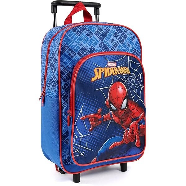 Sac à Roulettes Enfant Stitch 3D – 36x25x14 Cm – Trolley Maternelle Avec Poignée Télescopique – Pour école Et Voyages