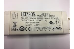 ORION LIGHTSTYLE LETARON 15W 15-44V 350mA AED15-350ILS Driver d'alimentation