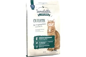 Sanabelle Outdoor Gluten-free, High Protein Complete Dry Food for Free-roaming Adult Cats With Natural Antioxidants and Increased Energy Content 10 kg