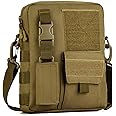 Wowelife Small Canvas Messenger Bag Small Tactical Bag Crossbody Casual Pack