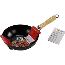 alpina Wok pan kitchen induction/standard 20cm with wooden handle