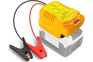 BTRUI Car Jump Starter Adapter for DeWalt 18V battery, 11AWG Cable Convert to Jumper Starter Automotive Booster, Jump Kit Cable for Car Battery (NO Battery)