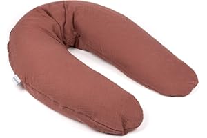 doomoo Basics – Comfy Big Tetra Brick Coussin de Grossesse Multi-Usages – Grand Coussin d’Allaitement et de Maternité – pour Dormir, Allaiter et se Relaxer – Rempli de Microbilles avec Housse Lavable