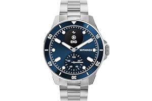 Withings ScanWatch Nova, Hybrid Smartwatch Herzgesundheit für M&F - EKG, SPO2, Temperaturüberwachung, Schlaftracking, Atemwegsgesundheit, Zyklustracking, 30 Tage Akkulaufzeit, iOS & Android