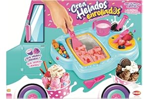 Bandai Zap Chef - Máquina de helado instantánea, crea deliciosas golosinas en cuestión de minutos con el laboratorio enrollado de Zap Chef, perfecto para niños, juego de máquina de rollos de helado