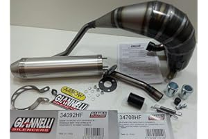 GIANNELLI MARMITTA RACING VENT DERAPAGE 50 / DERAPAGE 50RR '19/20 VERNICIATA TRASPARENTE RICAMBIO GIANNELLI