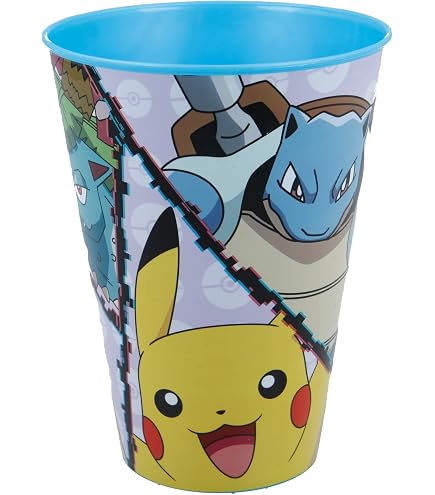 Gobelet Réutilisable Pokémon Pour Enfants 430 Ml Sans BPA - Figurine 3D Sur Couvercle Pokémon Distorsion