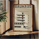 Fark Tanıtım Bauhaus &Ccedil;er&ccedil;evesiz Poster, Modern Dekoratif &Ccedil;er&ccedil;evesiz Poster, Tablo, Bauhaus-1, 21 x 30