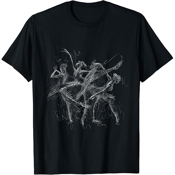 T-shirt Ballet Ballerine - Design Danse Classique - Cadeau Pour Danseuse, Fille, Enfant - Coupe Classique, Léger