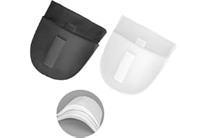 COMNICO 2 pares de hombreras de costura de 1,5 cm de grosor, almohadillas transpirables de esponja inclinadas para hombros altos y bajos, suministros de costura para mujeres y hombres, blazer traje