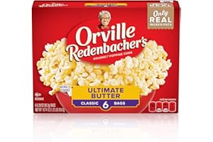 Orville Redenbacher's Gourmet Microwavable Popcorn, Ultimate Butter, 6 ct, 3.3 oz