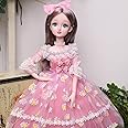 Fashion Princess Dolls for Girls，Large Premium Princess Toy Dolls for Dollhouse with Tiaras, Hair, Accessories,Doll Toy for Kids Ages 3 and Up 60CM (Doll Style H)