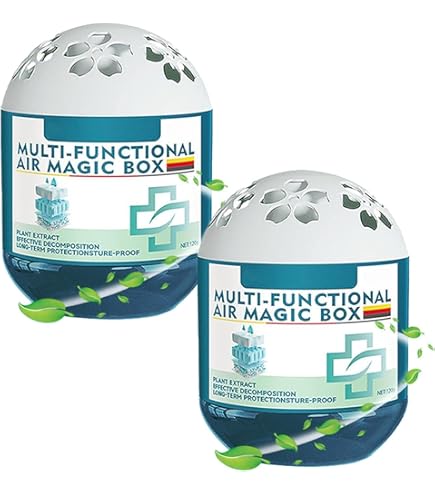 Luchtzuivering Stofverwijdering Magic Box, Air Magic Box, 2026 Nieuwe Plantaardige Multifunctionele Automatische Stofverzameling Luchtreiniger Magic-Box, voor Huisdieren, Thuis (3 stuks