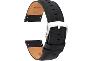 CORROPELLE Leather Watch Straps Quick Release, Vintage Elegant Top Grain Leather Watch Strap Bands Replacement for Men and Women, Watch and Smartwatch, Choice of Width - 18mm 19mm 20mm 21mm 22mm