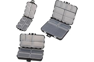 OKVGO 3 szt. w zestawie pudełko na sprzęt wędkarski akcesoria wędkarskie organizer pudełko do przechowywania na morze i karp grube przynęty wędkarskie haczyki obrotowe przynęty koraliki tuba rękawy